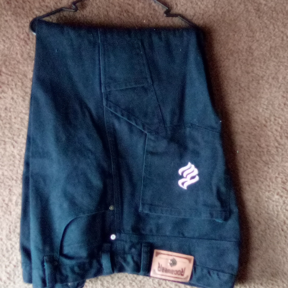 Men's black jeans
